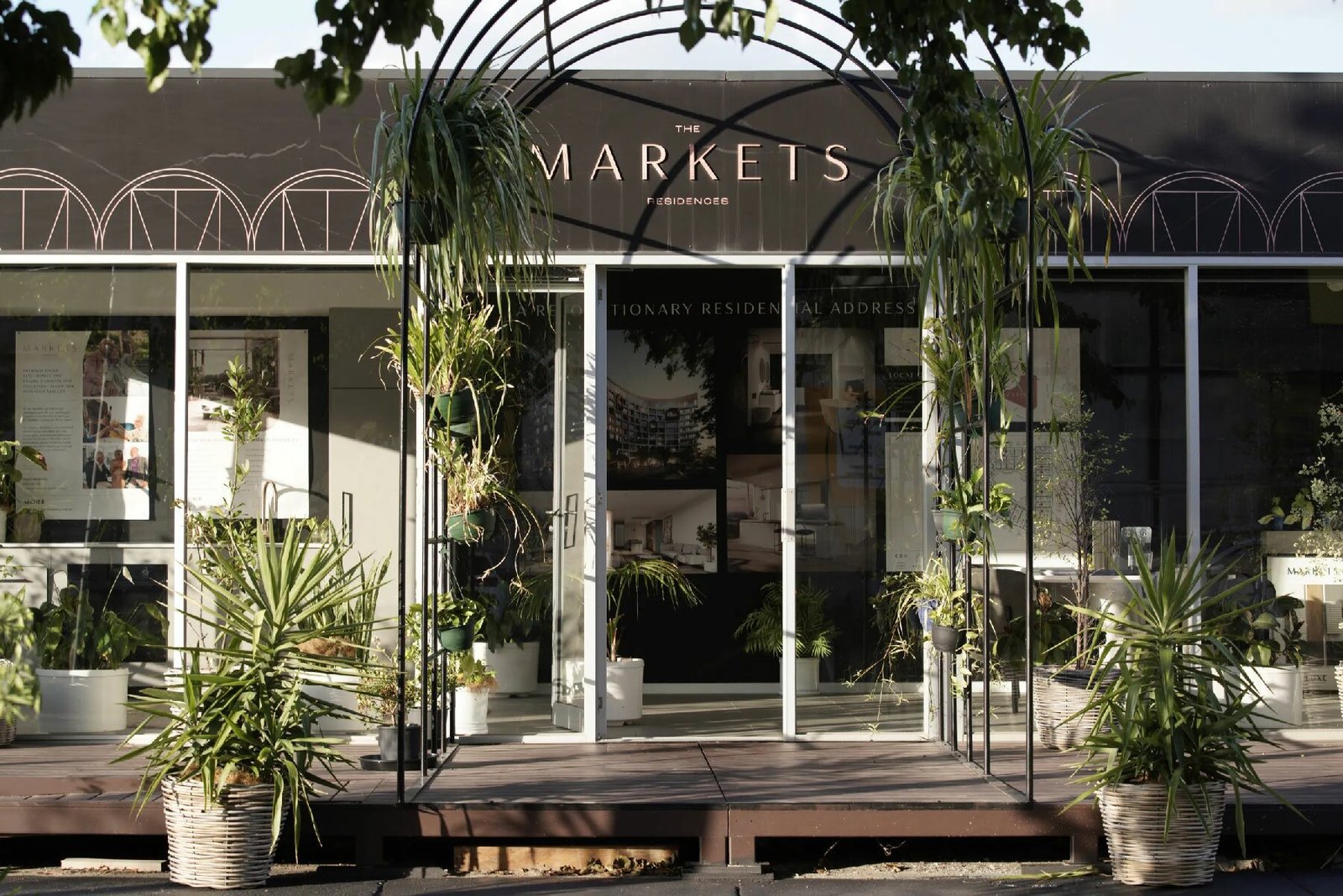 The Markets display gallery entrance